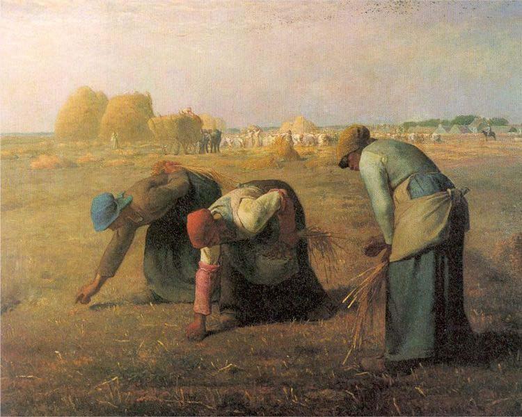jean-francois millet The Gleaners, Germany oil painting art